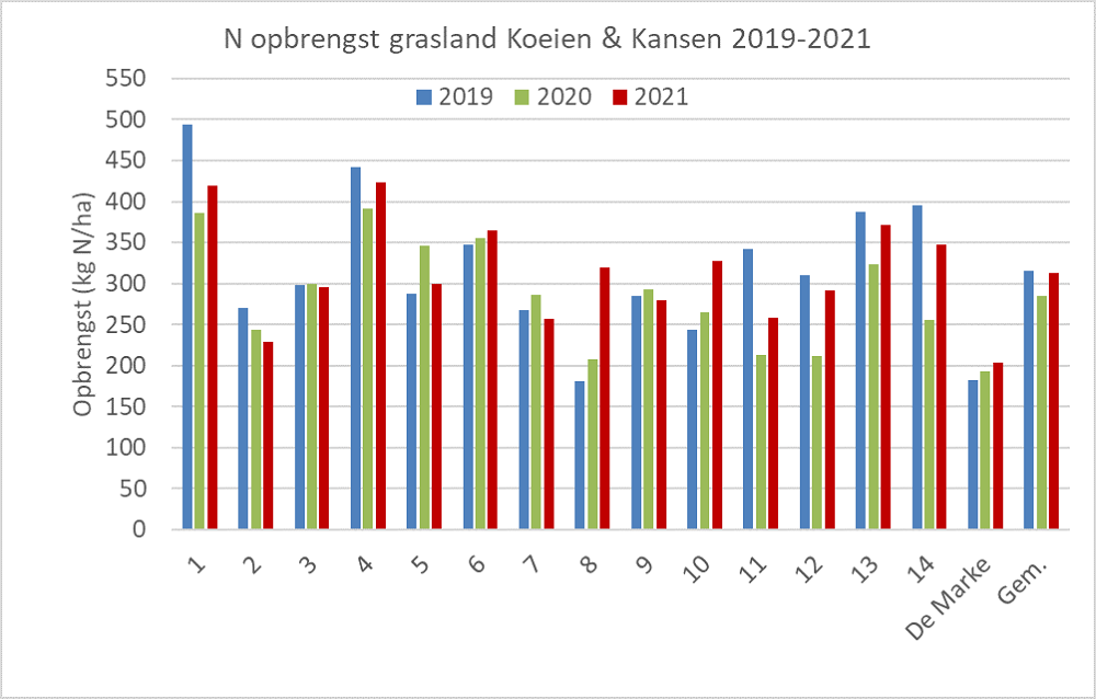 Fors meer gras in 2021 voor Koeien & Kansen-bedrijven