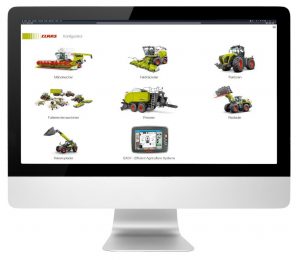 Nederlandse versie Claas productconfigurator online