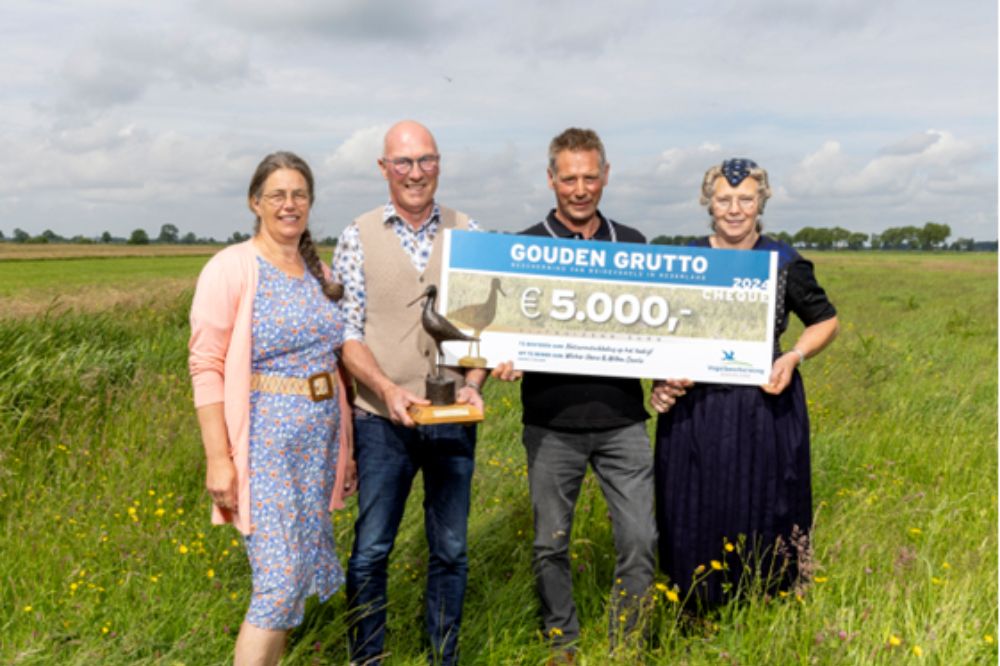 Gouden Grutto voor Willem Courtz en Wicher Hoeve uit Rouveen